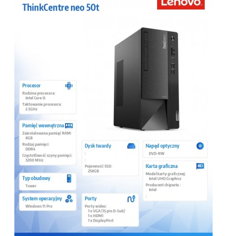 Komputer Lenovo ThinkCentre Neo 11SC001TPB-16GB