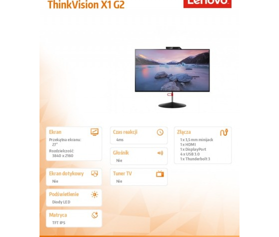 Monitor Lenovo ThinkVision X1 G 61C2GAT1EU