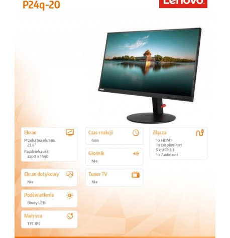 Monitor Lenovo ThinkVision P24q 61F5GAT1EU