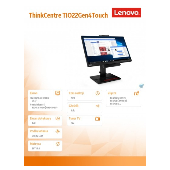 Monitor Lenovo ThinkCentre Tiny 11GTPAT1EU