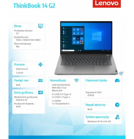 Laptop Lenovo ThinkBook 14 G2 2 20VD000APB