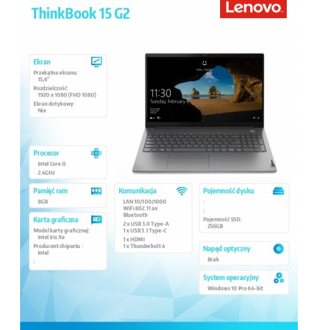 Laptop Lenovo ThinkBook 15 G2 1 20VE006LPB