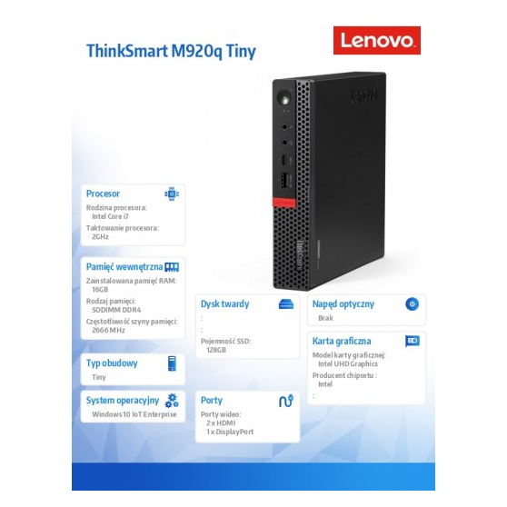 Komputer Lenovo ThinkSmart M920 10T10009EU