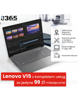 Lenovo V15 z kompletem usług za 99 zł netto/miesiąc!