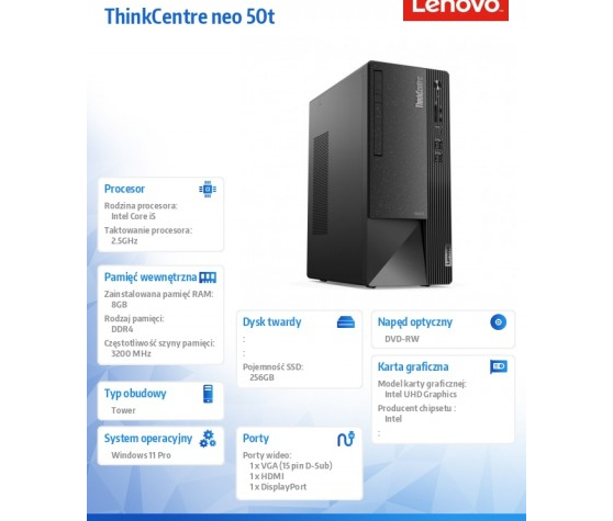 Komputer Lenovo ThinkCentre Neo 11SC001TPB