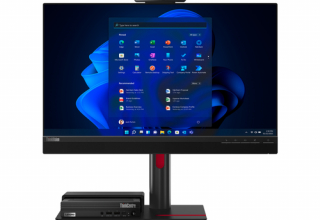 Zestaw komputer LENOVO ThinkCentre M70q G3 Tiny i3-12100T 8GB 256GB SSD W11P + monitor Lenovo ThinkCentre TIO Flex 24v