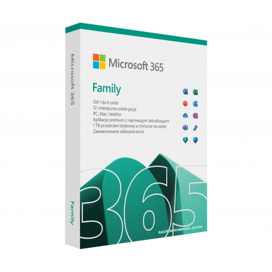 Microsoft 365 Family Subskrypcj 6GQ-01593