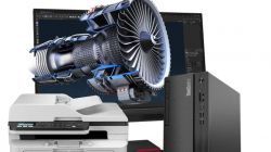 Zestaw komputer LENOVO ThinkCentre Neo 50s G4 SFF i7-13700 16GB 512GB SSD W11P + monitor T27hv-30 + klawiatura + mysz + suchawki + drukarka Brother DCP-B7620DW