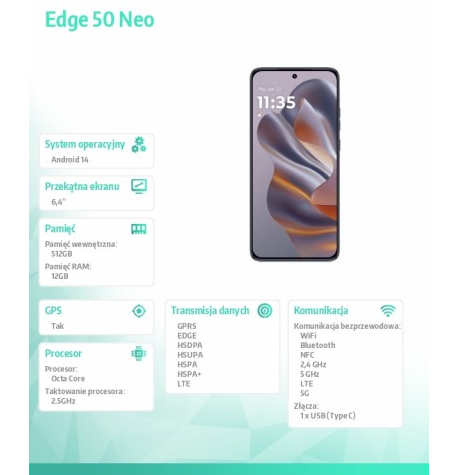 Smartfon Motorola Edge 50 neo 1 PB310009PL