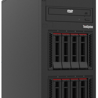 Serwer Lenovo ThinkSystem ST250 V3 Xeon E-2436 1x32GB O/B 2.5 HS 5350-8i HS 800W Titanium XCC2 Platinum No DVD