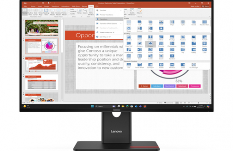 Monitor LENOVO ThinkVision T27-40 27 IPS WLED FHD 4ms HDMI DP VGA