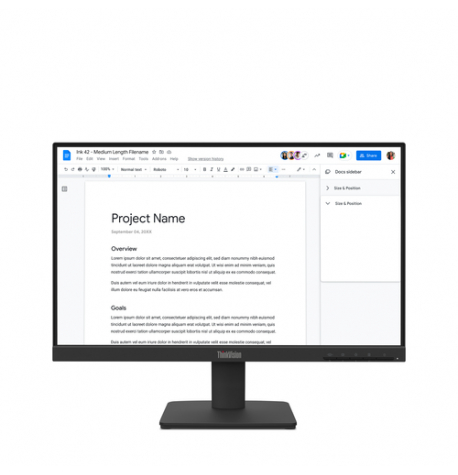 Monitor LENOVO ThinkVision S22- 64CBKAT6EU