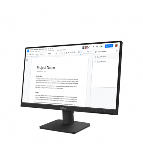 Monitor LENOVO ThinkVision S22- 64CBKAT6EU