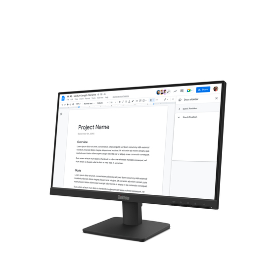 Monitor LENOVO ThinkVision S22- 64CBKAT6EU