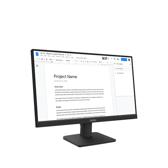 Monitor LENOVO ThinkVision S22- 64CBKAT6EU