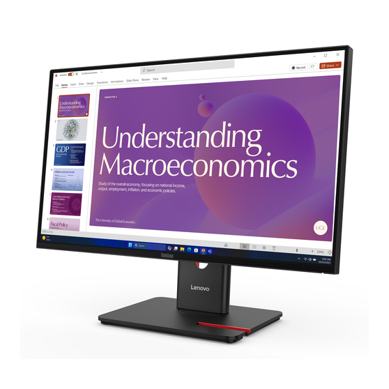Monitor Lenovo ThinkVision T24D 64B9GAR1UK