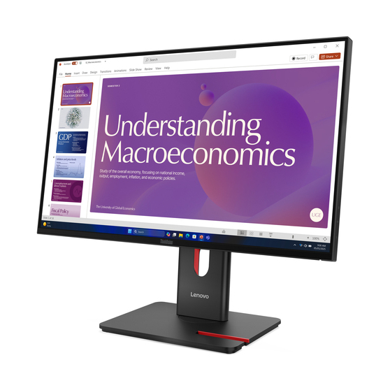 Monitor Lenovo ThinkVision T24D 64B9GAR1UK