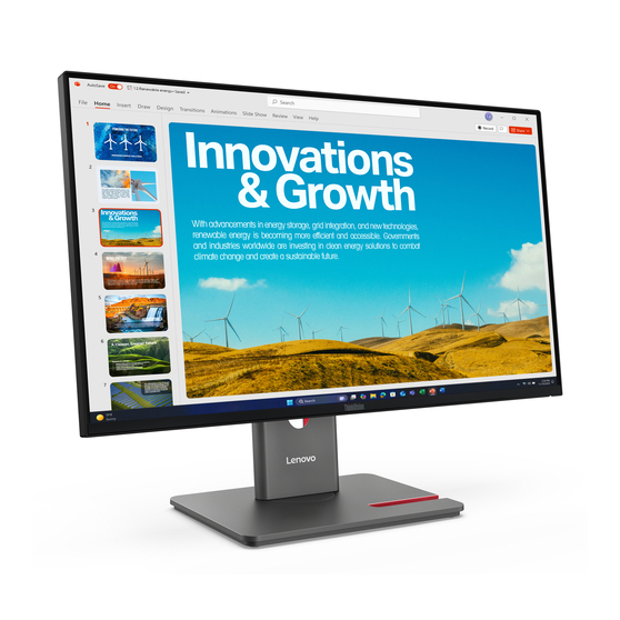 Monitor Lenovo ThinkVision P24Q 64B1GAR1EU