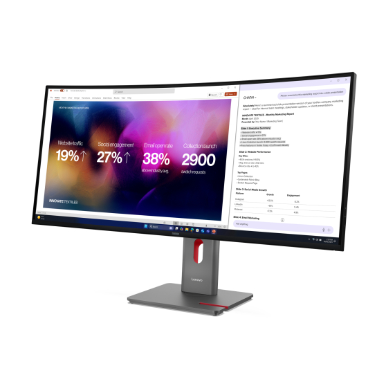 Monitor LENOVO ThinkVision P40W 64B4YAT1EU